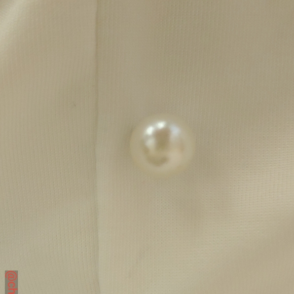 White hi low nightgown w/ sash - Picture 6 of 6